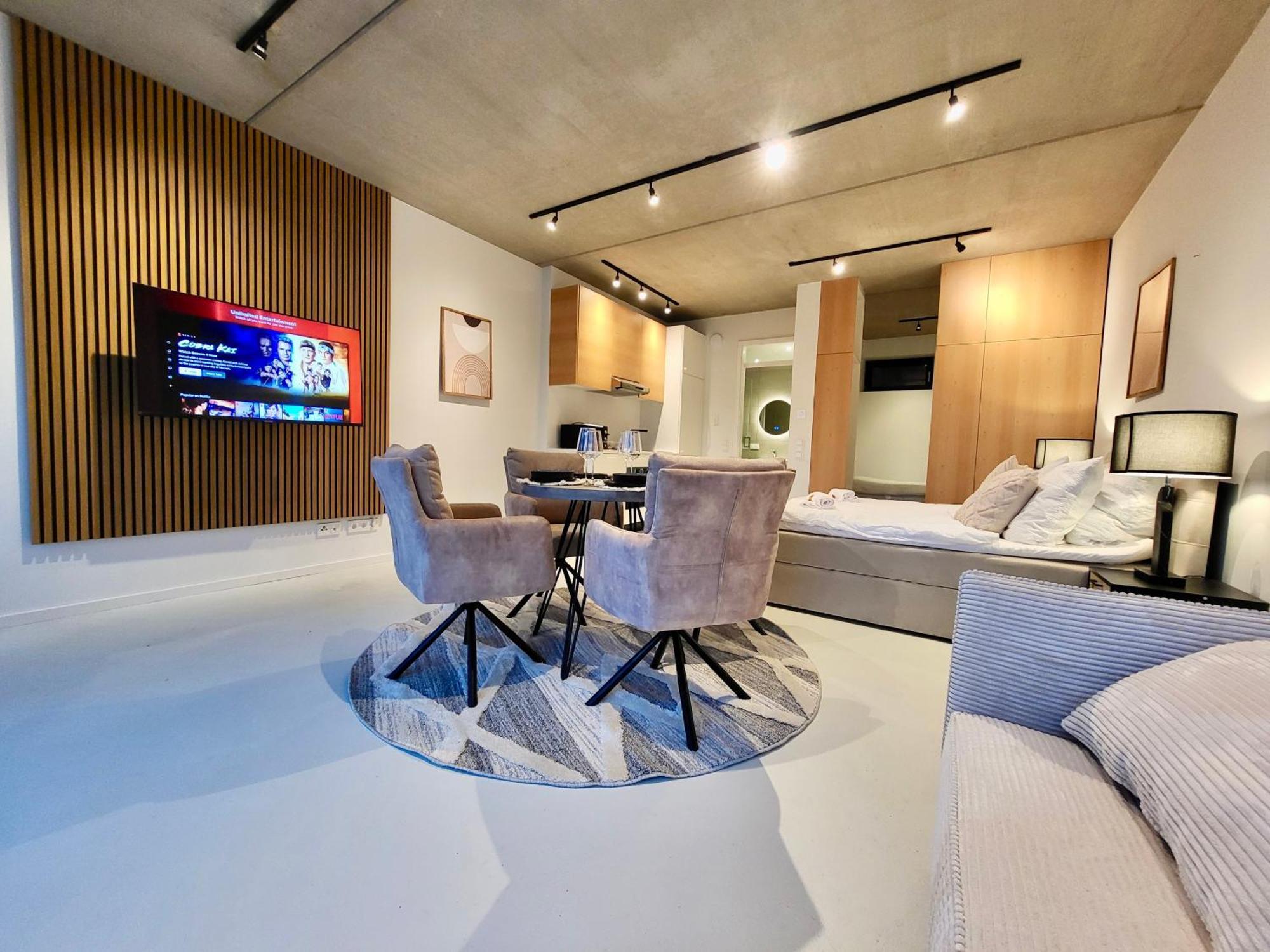 Sioux: Stilvolles Designapartment Am Bodensee Bodolz Bagian luar foto