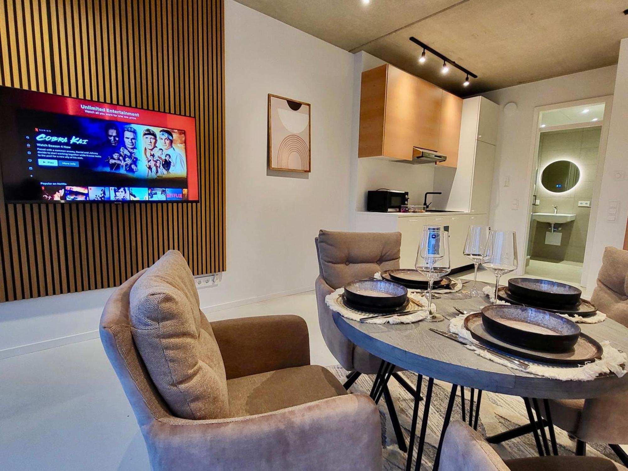Sioux: Stilvolles Designapartment Am Bodensee Bodolz Bagian luar foto