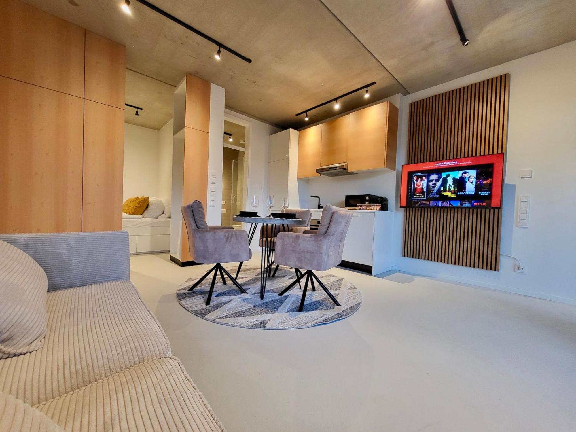 Sioux: Stilvolles Designapartment Am Bodensee Bodolz Bagian luar foto